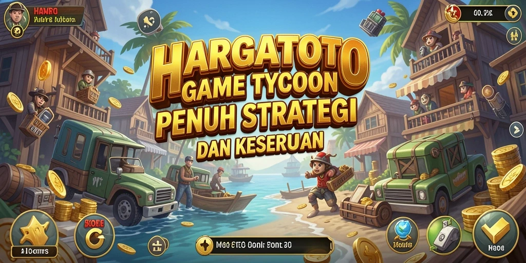 Tampilan gameplay HARGATOTO yang menarik dan strategis.