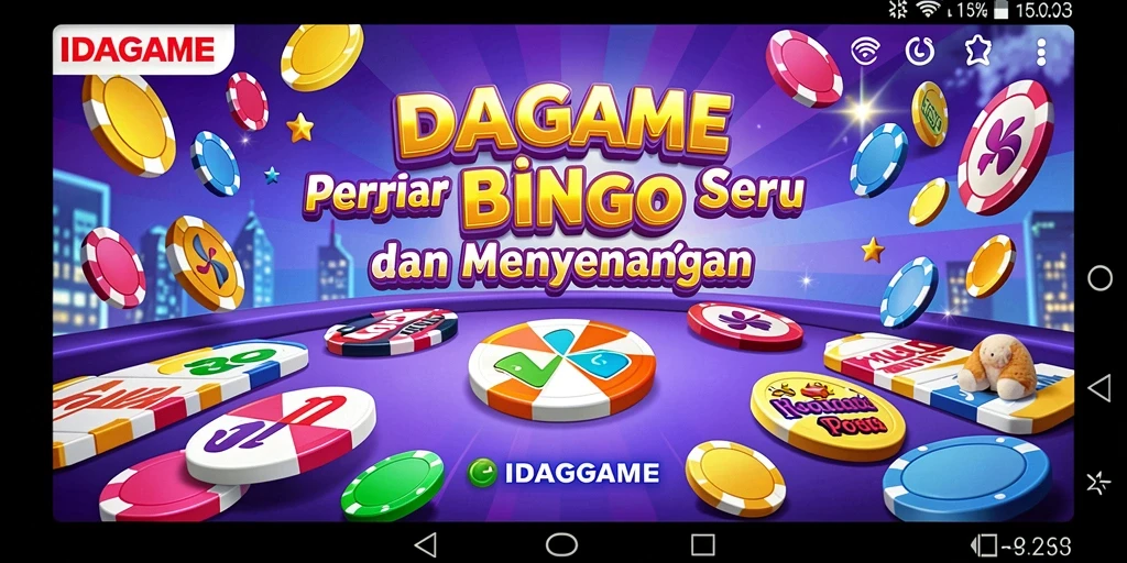 Tampilan permainan Bingo yang dinamis dan menarik di IDAGAME.