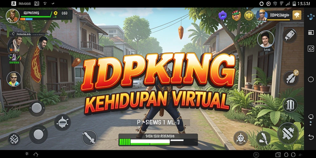 Tampilan gameplay menarik dari IDPKING yang menunjukkan interaksi karakter.