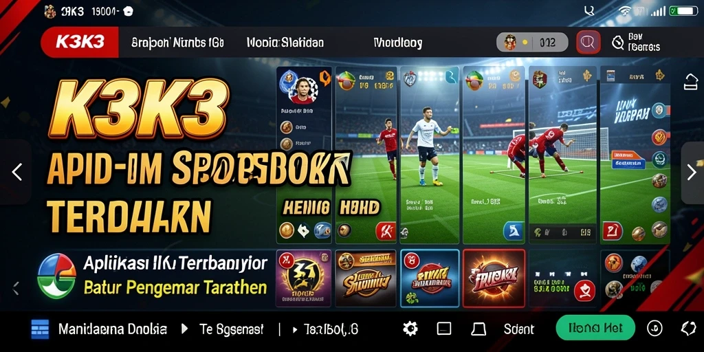 Tampilan gameplay menarik dari K3K3 dengan berbagai pilihan taruhan.