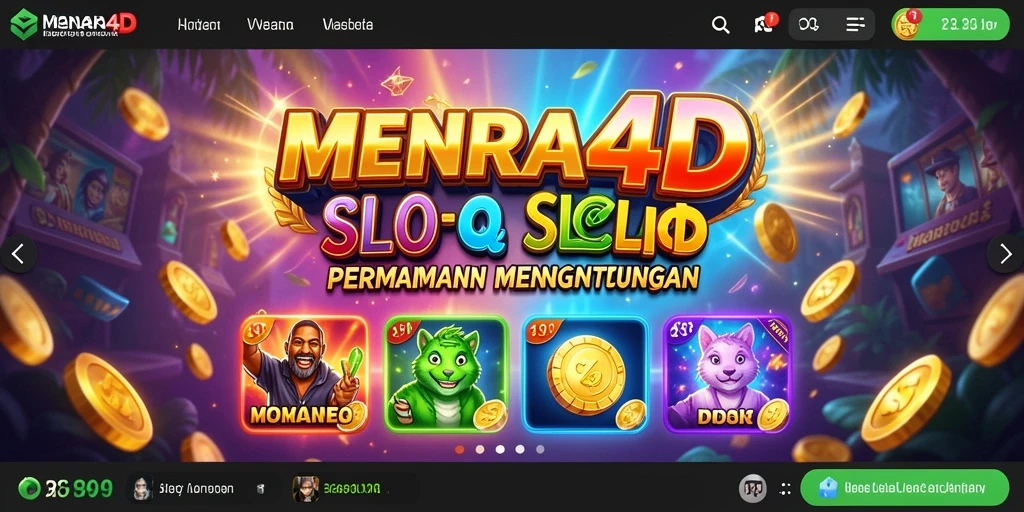 Screenshot gameplay MENARA4D yang menampilkan keseruan slot.