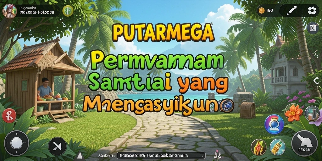 Tampilan gameplay PUTARMEGA yang menarik dan interaktif.