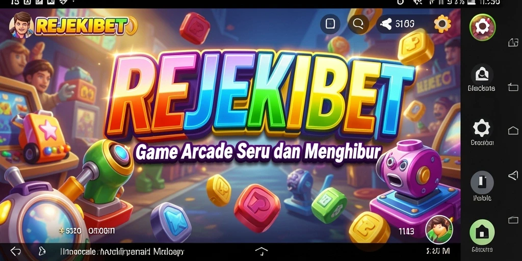 Gameplay seru REJEKIBET dengan grafik menarik.