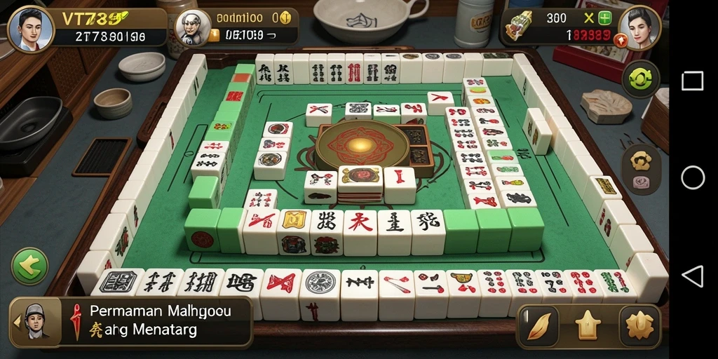 Gameplay seru VT789 dengan grafis Mahjong yang menarik.