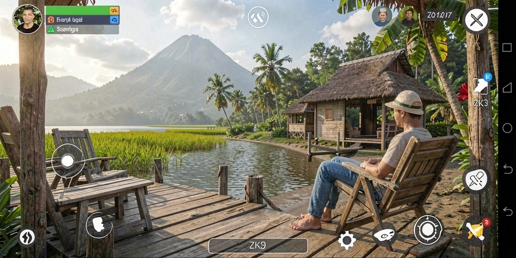 Screenshot ZK3 menampilkan gameplay seru yang mengasyikkan.