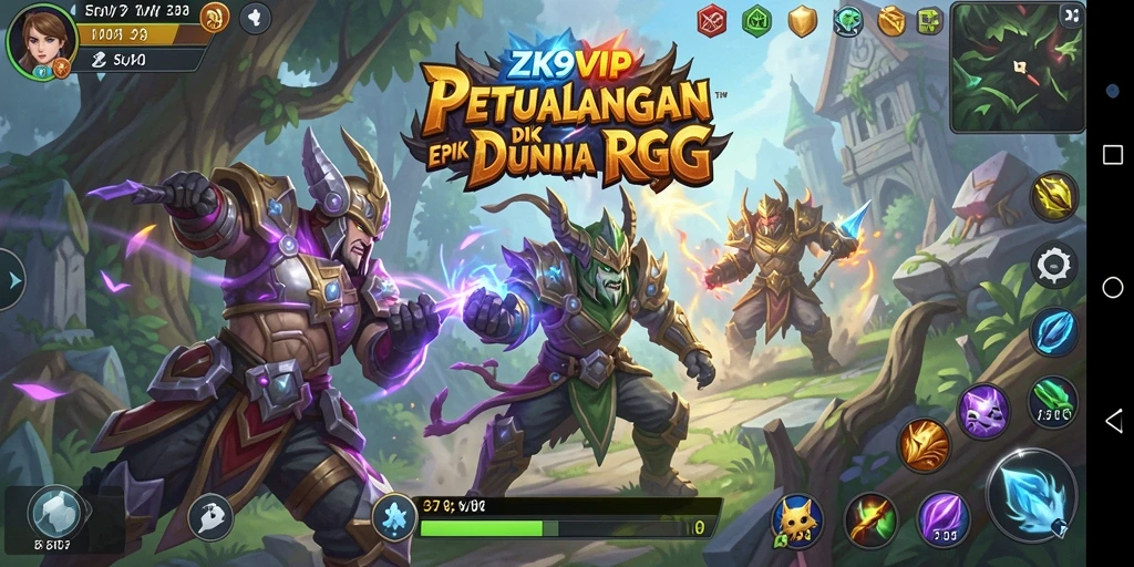 Tampilan gameplay ZK9VIP yang menampilkan aksi mendebarkan dan petualangan seru.